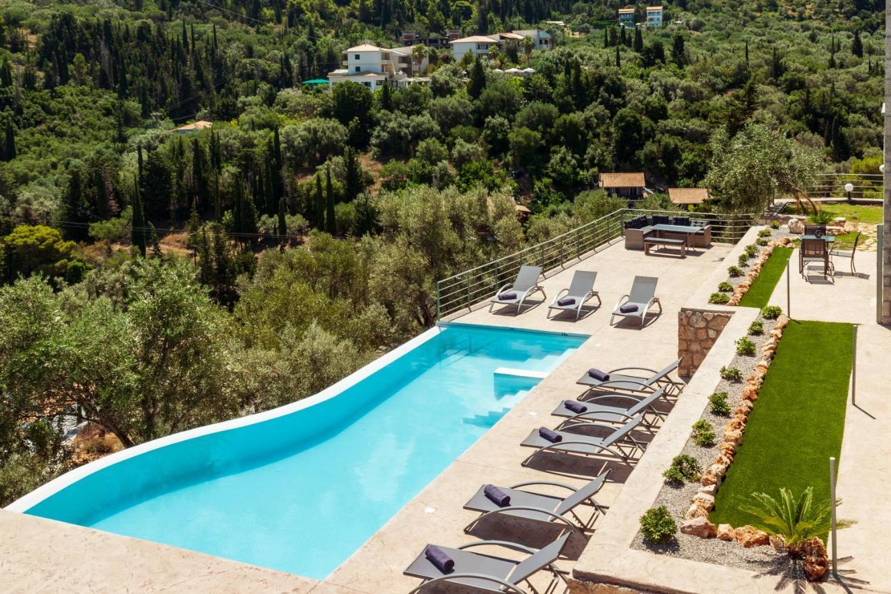 Mylos Mountain Villas- Villa Giorgio Áyios Nikítas エクステリア 写真