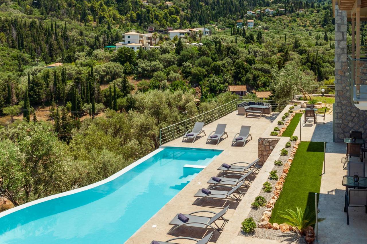 Mylos Mountain Villas- Villa Giorgio Áyios Nikítas エクステリア 写真
