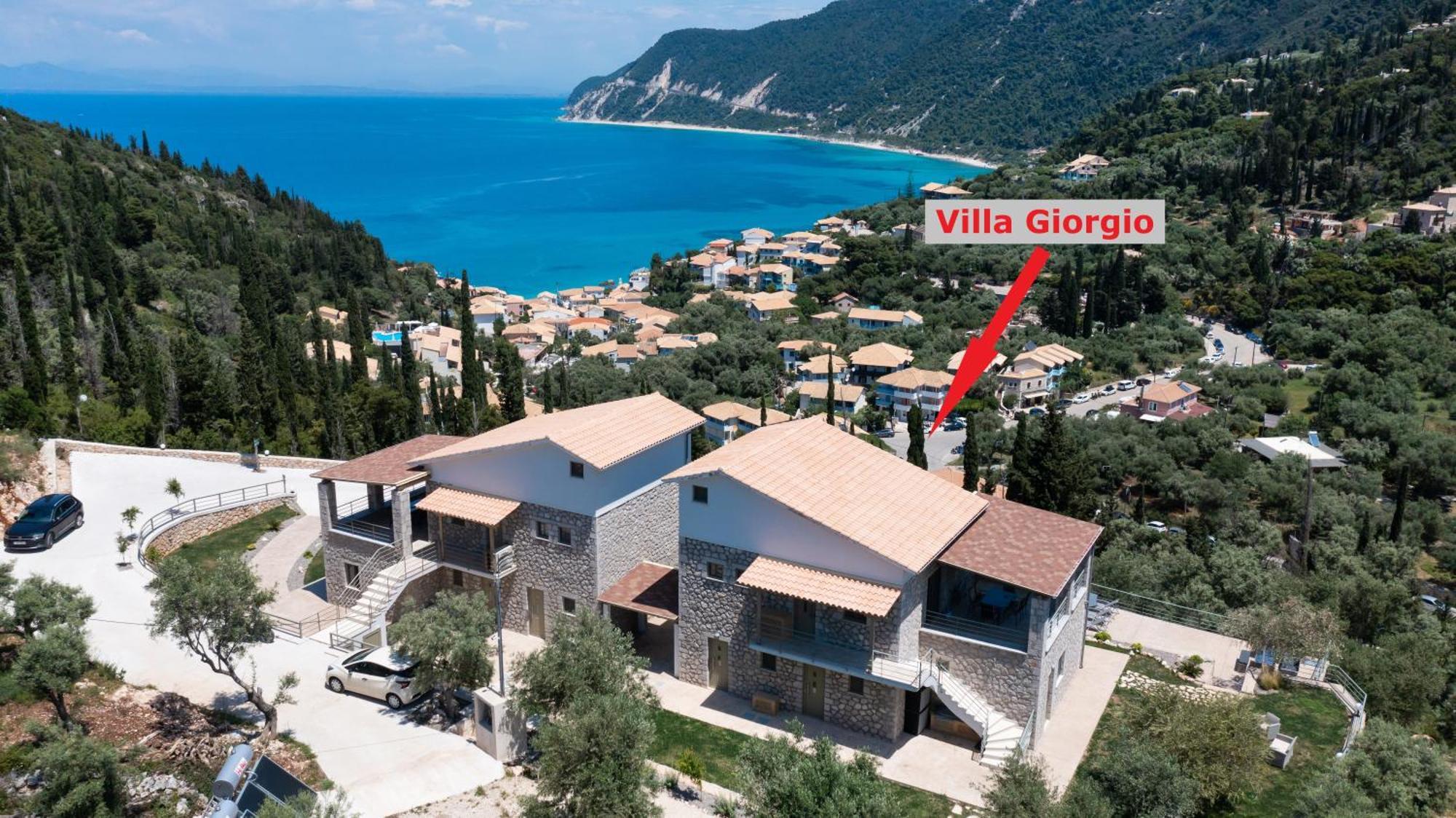 Mylos Mountain Villas- Villa Giorgio Áyios Nikítas エクステリア 写真