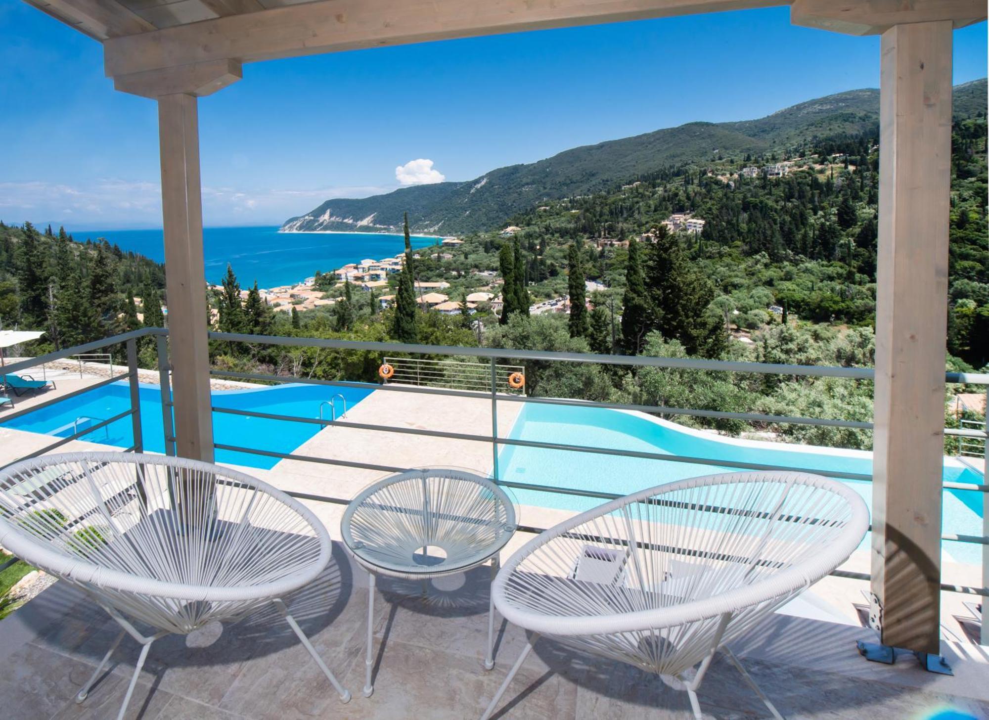 Mylos Mountain Villas- Villa Giorgio Áyios Nikítas エクステリア 写真