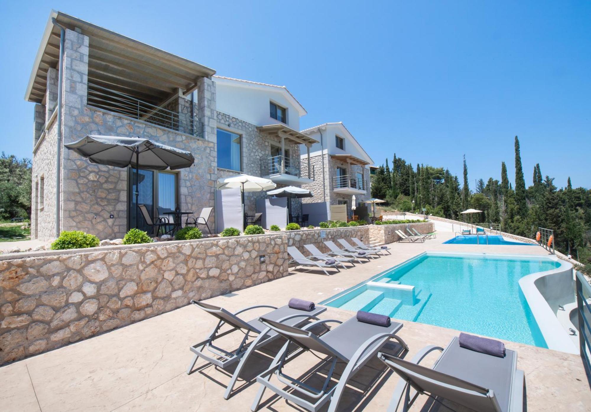 Mylos Mountain Villas- Villa Giorgio Áyios Nikítas エクステリア 写真